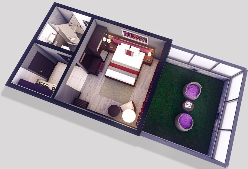 غرفة قياسية مزوَّدة بتراس, Normas