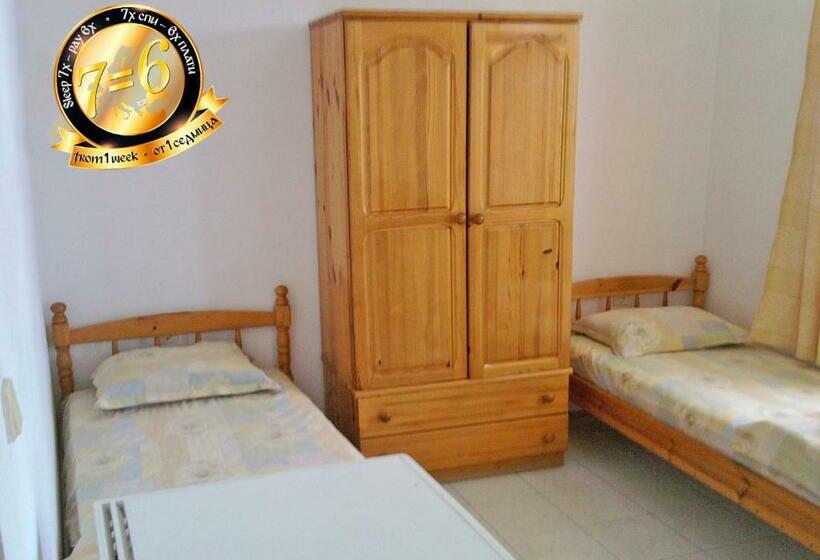 חדר סטנדרט נוף לים עם מרפסת, Pension Dicev