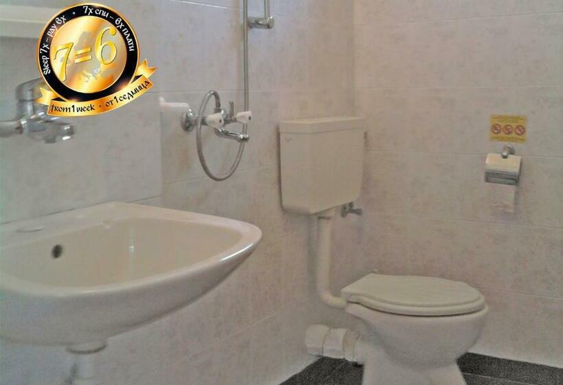 חדר סטנדרט נוף לים עם מרפסת, Pension Dicev