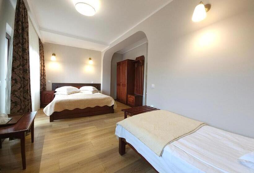 חדר דלוקס לשלושה, Pensiunea Mușatinii