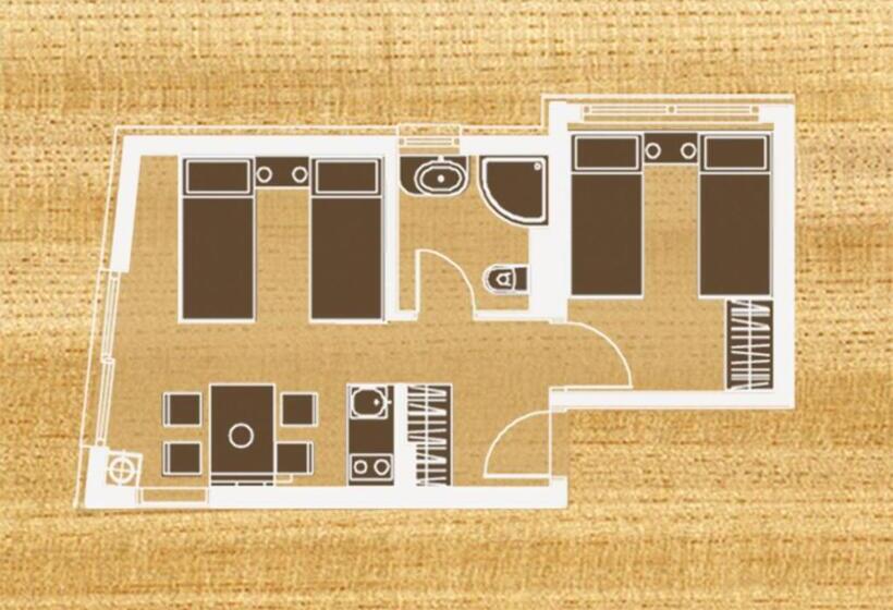 آپارتمان عادی 1 خوابه, Apartments And Rooms Bernik