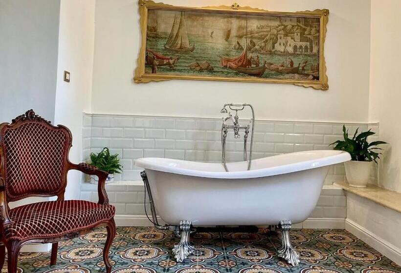 غرفة ديلوكس سرير كينج, Villa Scinata Dimora Storica