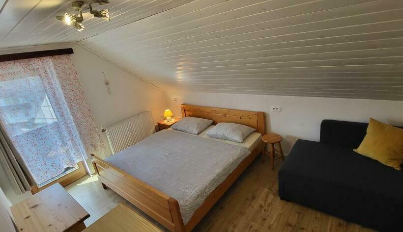 اتاق استاندارد با سرویس بهداشتی مشترک, Apartments & Hostel Bohinj