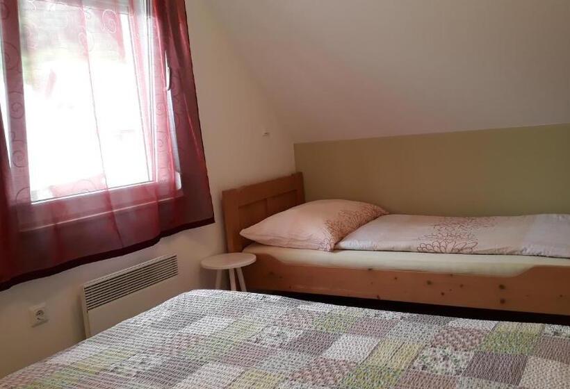 اتاق استاندارد سه تخته با سرویس بهداشتی مشترک, Apartments & Hostel Bohinj