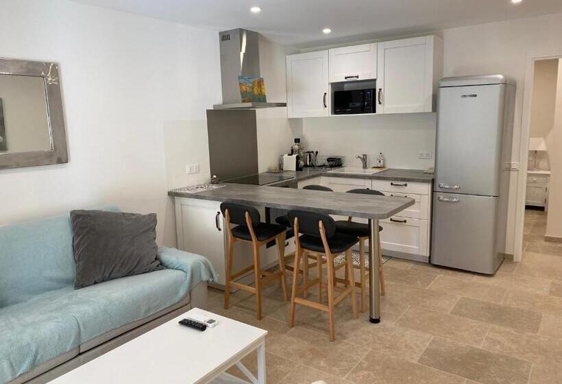 Апартаменты 1 Спальня с Террасой, Chambres D'hotes Les Amandiers