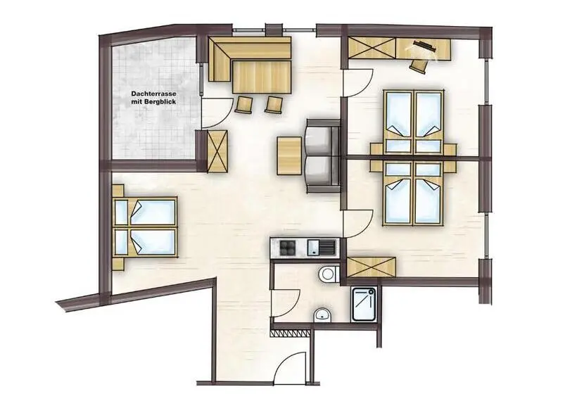2 Bedroom Apartment with Views, Jausenstation Pfefferbauer