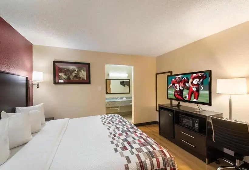キングサイズベッドのデラックスルーム, Red Roof Inn Temple