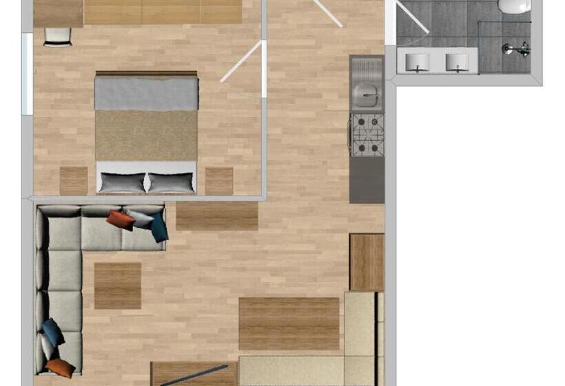 דירת חדר, Appartements Täli