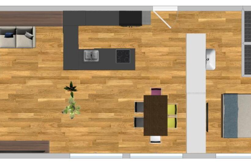 Апартаменты 1 Спальня с Видом, Appartements Täli