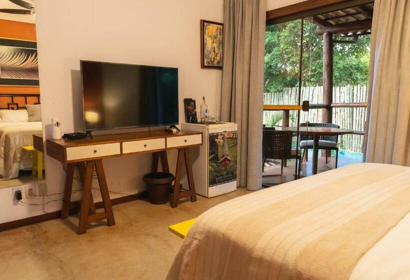 디럭스 스위트, Casa Da Lua Pousada