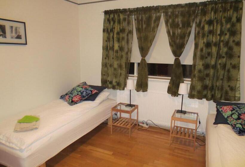اتاق استاندارد با سرویس بهداشتی مشترک, Teigur Guesthouse