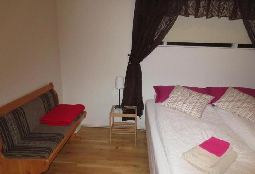 اتاق استاندارد با سرویس بهداشتی مشترک, Teigur Guesthouse