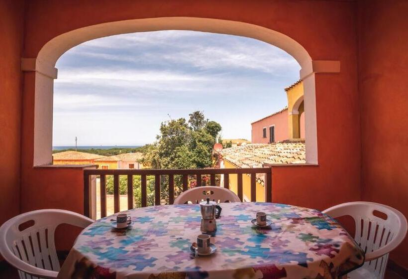 Апартаменты 1 Спальня Вид на Море, Residence Lu Lamoni Costa Nord