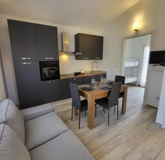 １ベッドルームのデラックスアパートメント, Residence Lu Lamoni Costa Nord