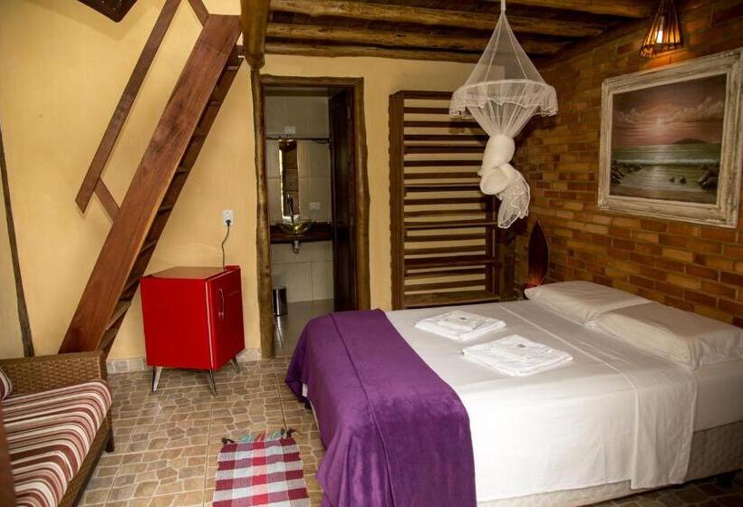 Standard Værelse til 4 pers. Haveudsigt, Paraty Paradiso