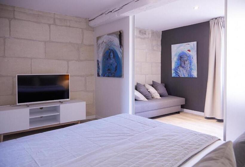 침실 1개 테라스 아파트, La Résidence Arles Centre