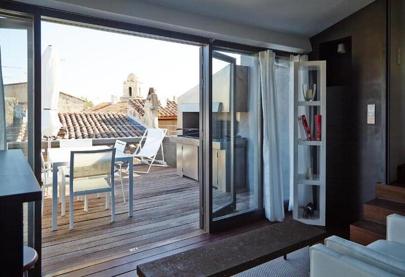 침실 1개 테라스 아파트, La Résidence Arles Centre