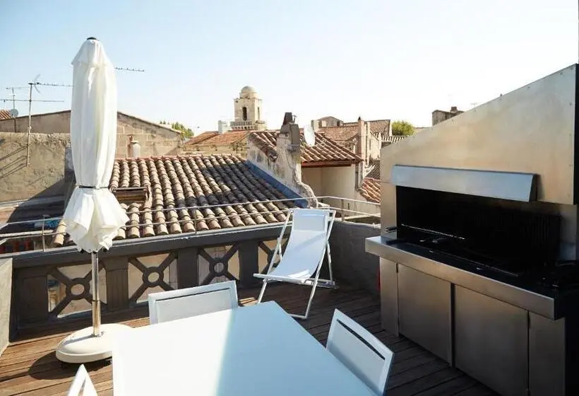 テラス付き１ベッドルームアパートメント, La Résidence Arles Centre