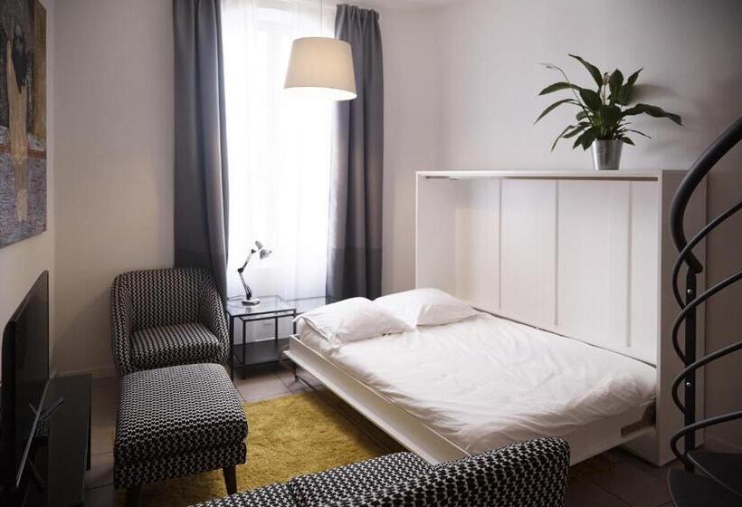 침실 1개 복층 룸, La Résidence Arles Centre