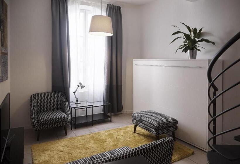 침실 1개 복층 룸, La Résidence Arles Centre