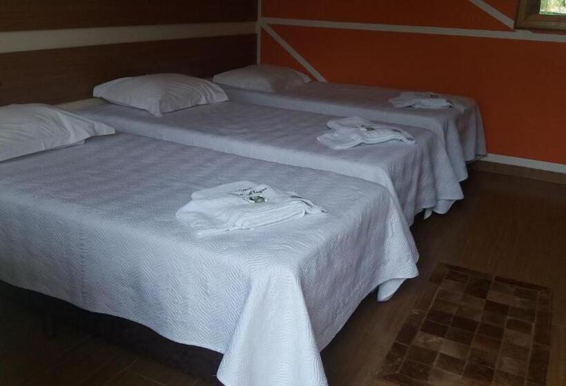 带花园景观的标准三人间, Pousada Vista Alegre