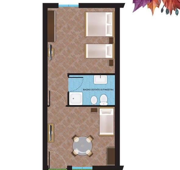 带1个卧室的带海景的公寓, Country House Il Cascinale