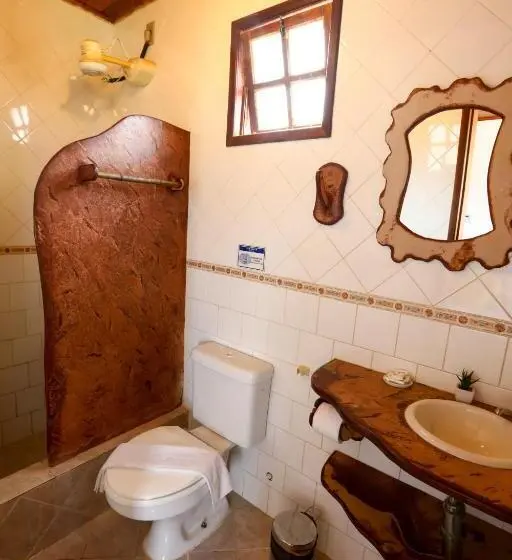 キングサイズベッド、シティビューデラックスルーム, Hospedaria Tayrona