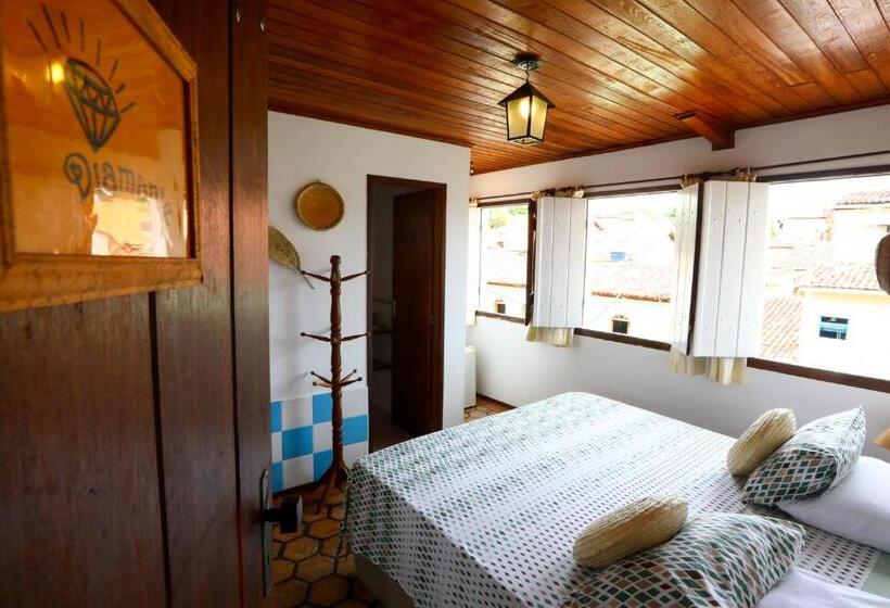 חדר דלוקס,מיטת קינג עם נוף לעיר, Hospedaria Tayrona