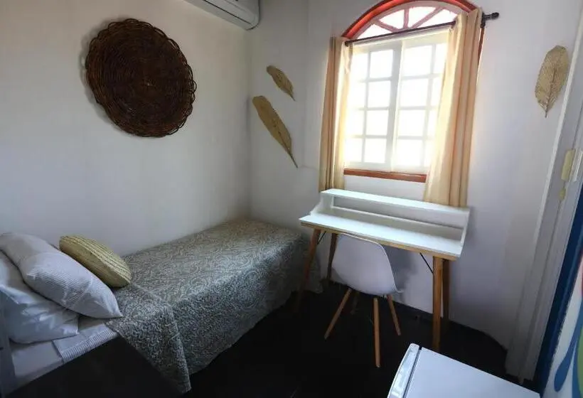 庭の見えるシングルルーム, Hospedaria Tayrona