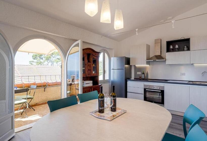 דירת חדר עם טרסה, Agriturismo Uliveto Saglietto