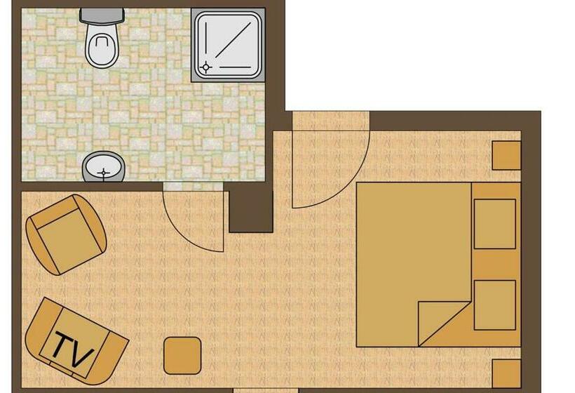 스탠다드 룸, Berggasthof Pechhäusl