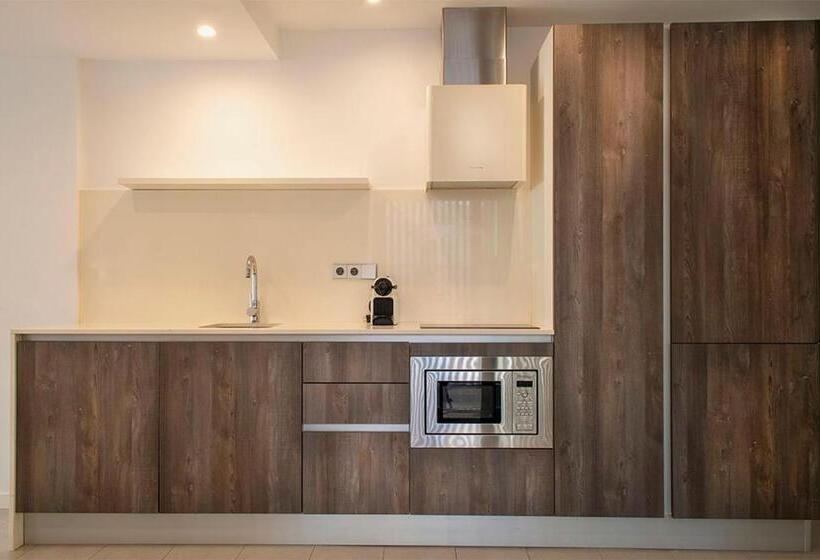 テラス付き１ベッドルームアパートメント, Apartaments B Llobet Sun & Confort