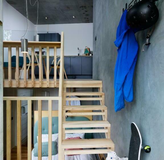 דירת דופלקס בת חדר שינה 1, Ohboy Hotell