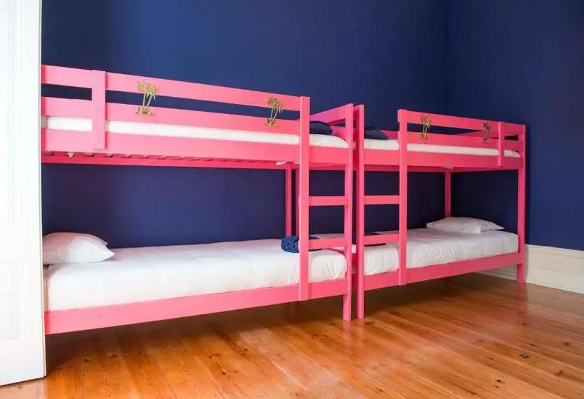 تختخواب در اتاق مشترک, La Palma Hostel Leiria
