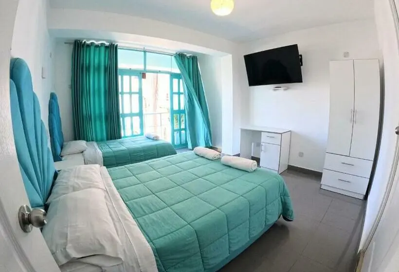 ファミリールーム, Aquamarine Paracas Beach Hostal