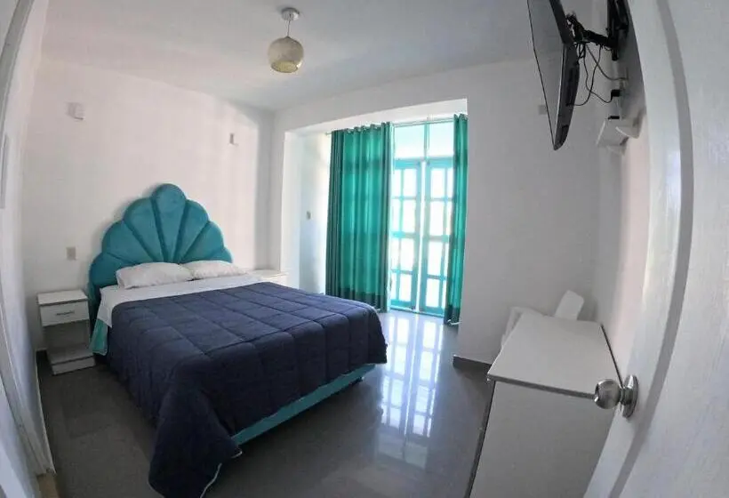 バルコニー付きスタンダードルーム, Aquamarine Paracas Beach Hostal