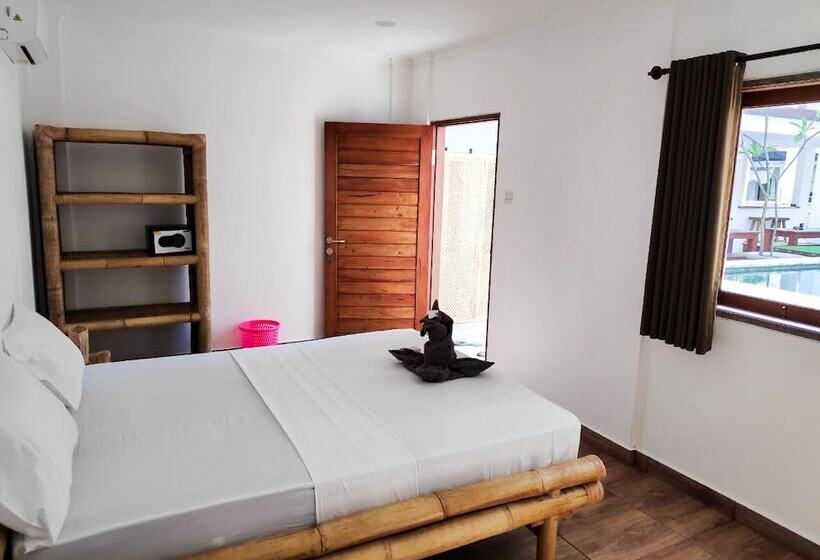 プールビュースタンダードルーム, Gili Pirates Dive & Bnb