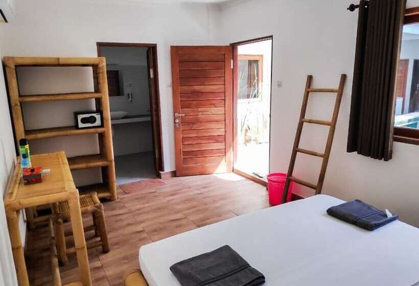 プールビュースタンダードルーム, Gili Pirates Dive & Bnb