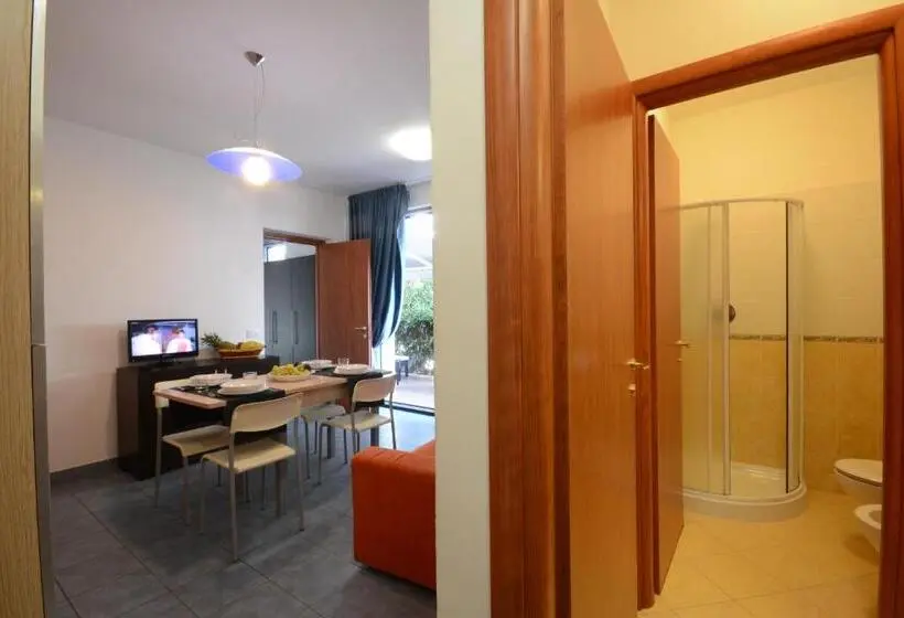 آپارتمان 1 خوابه با تراس, Graziella Residence Appartamenti