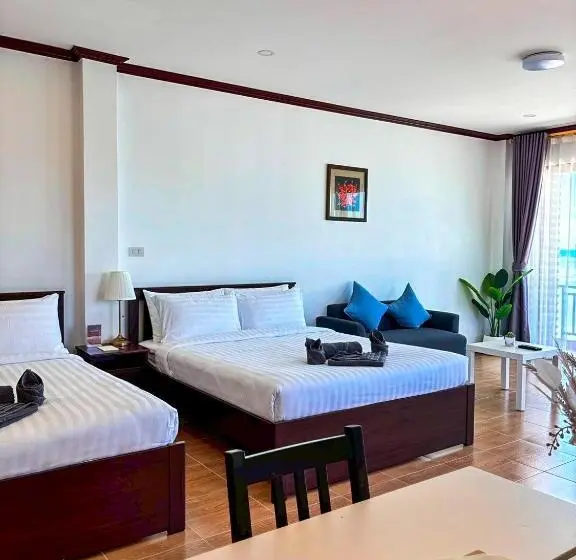 景色の見えるスタンダード4人部屋, Clayhouse Samui Boutique