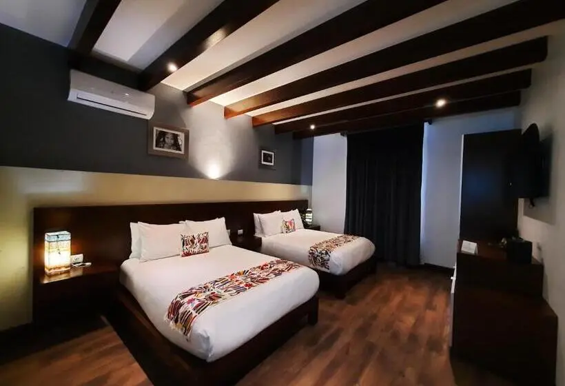 ２ダブルベッドのスタンダードルーム, Casa San Miguel Hotel Boutique Y Spa
