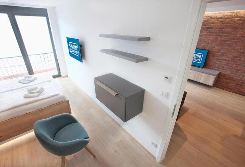 Апартаменты 1 Спальня, Marina Apartments Regensburg