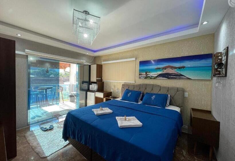 带大床的套房, Pousada Papito Hospedagem