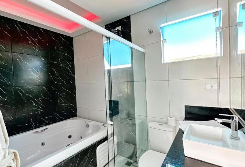 带按摩浴盆的套房, Pousada Papito Hospedagem