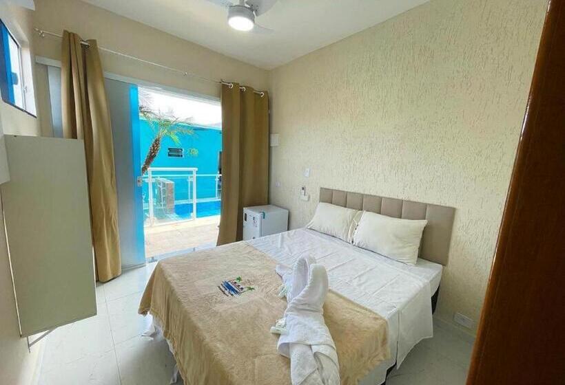 套房带泳池景, Pousada Papito Hospedagem