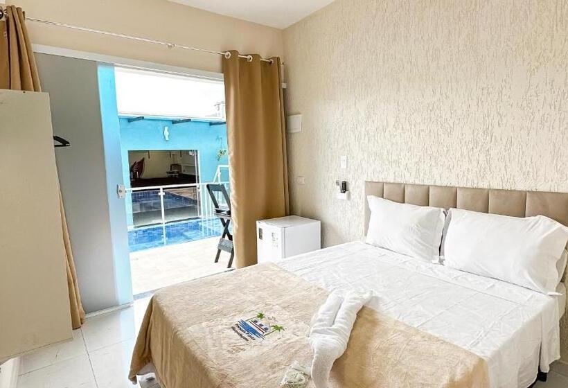 套房带泳池景, Pousada Papito Hospedagem