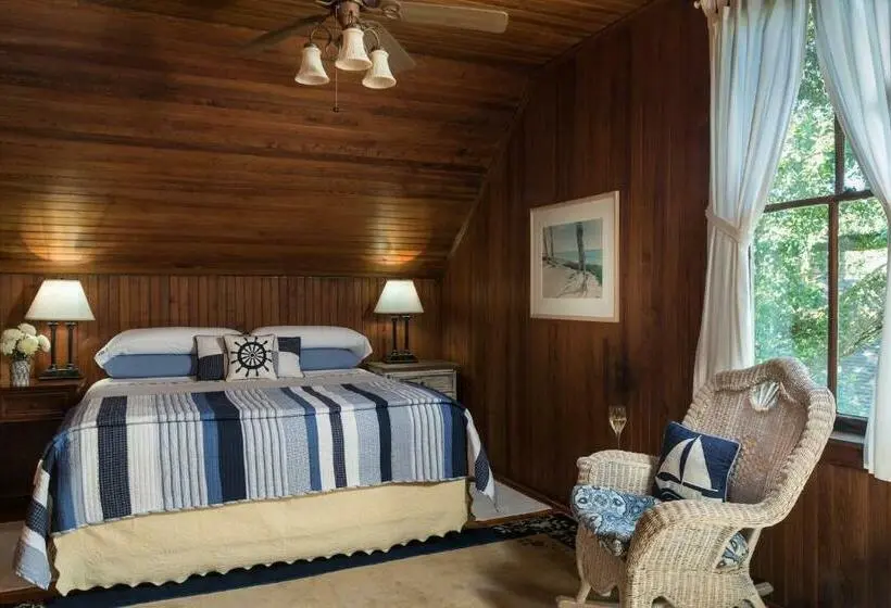 キングサイズベッドのスイートルーム, Magnolia Springs Bed And Breakfast