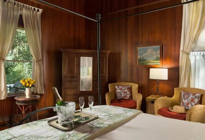 キングサイズベッドのデラックスルーム, Magnolia Springs Bed And Breakfast
