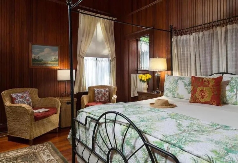 キングサイズベッドのデラックスルーム, Magnolia Springs Bed And Breakfast