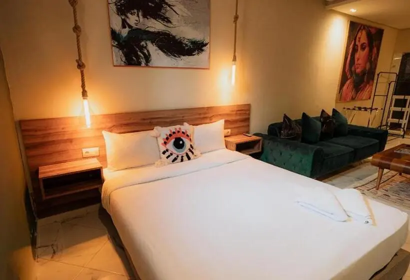 デラックスルーム, Rafiki Hostels Tamraght   Surf Riad And Camp